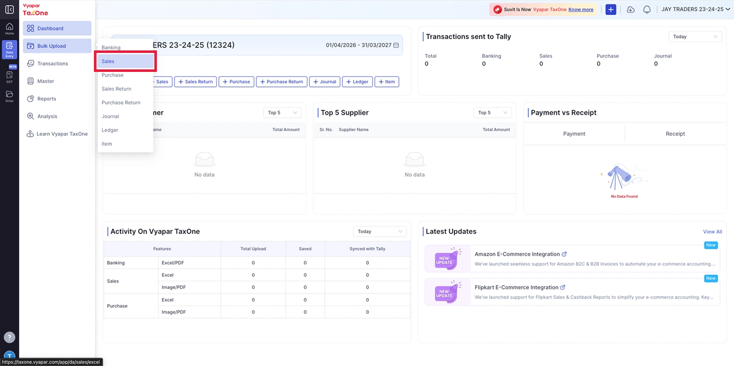 Step 1 - Bulk Upload to Sales Navigation