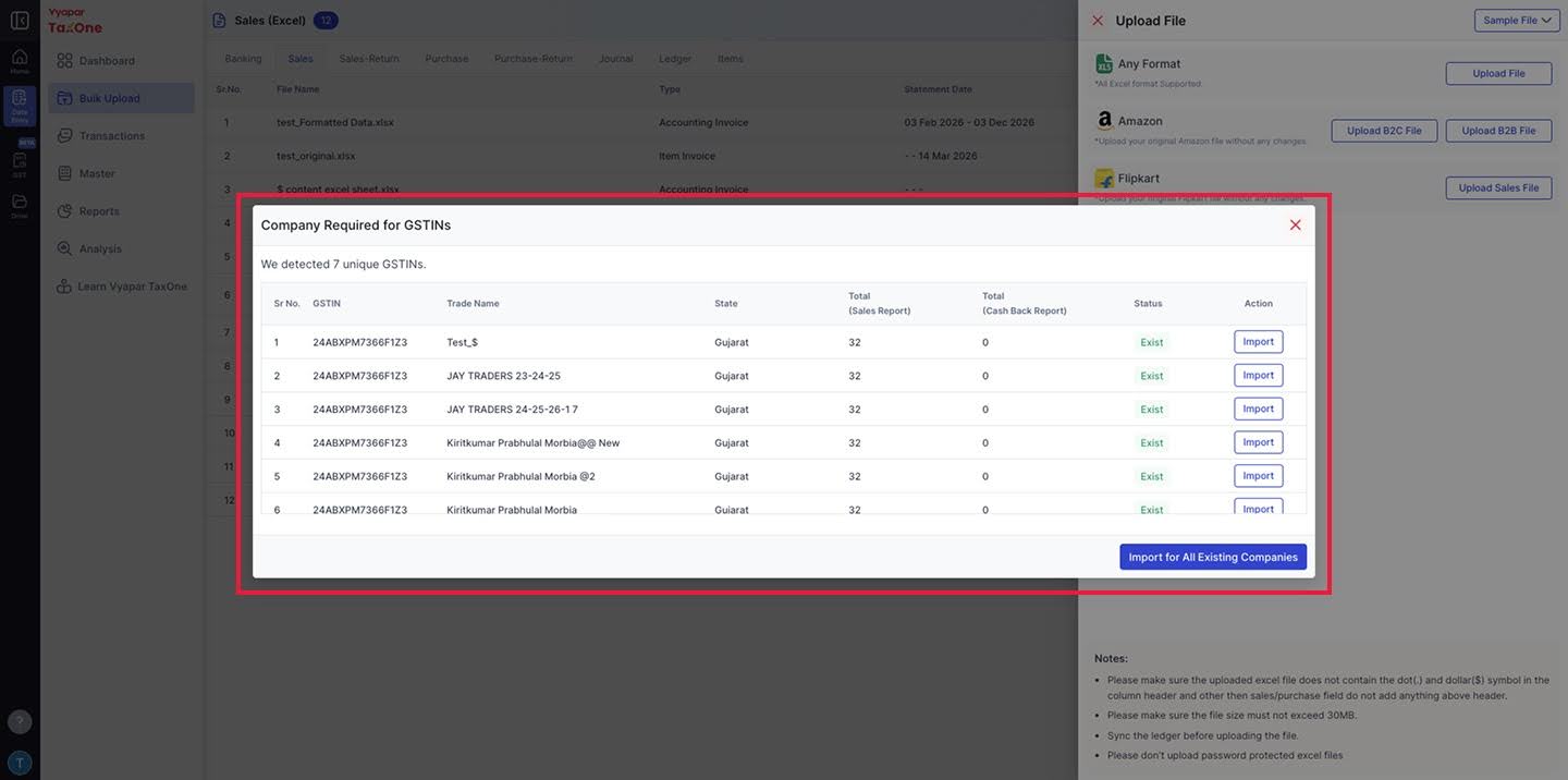 Step 4 - Import Transactions